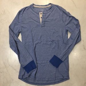 GAP LONG SLEEVE V-NECK JERSEY